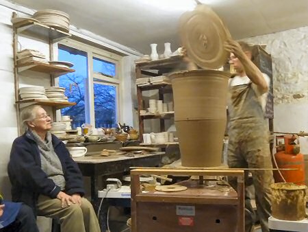 Adam Keeling - Long Tom, working on the decoration