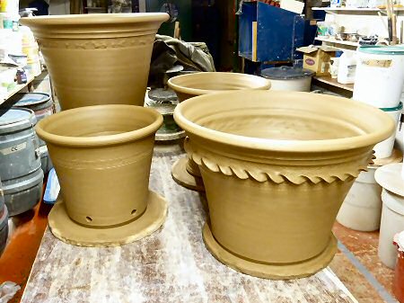 Adam Keeling - Some of the completed pots