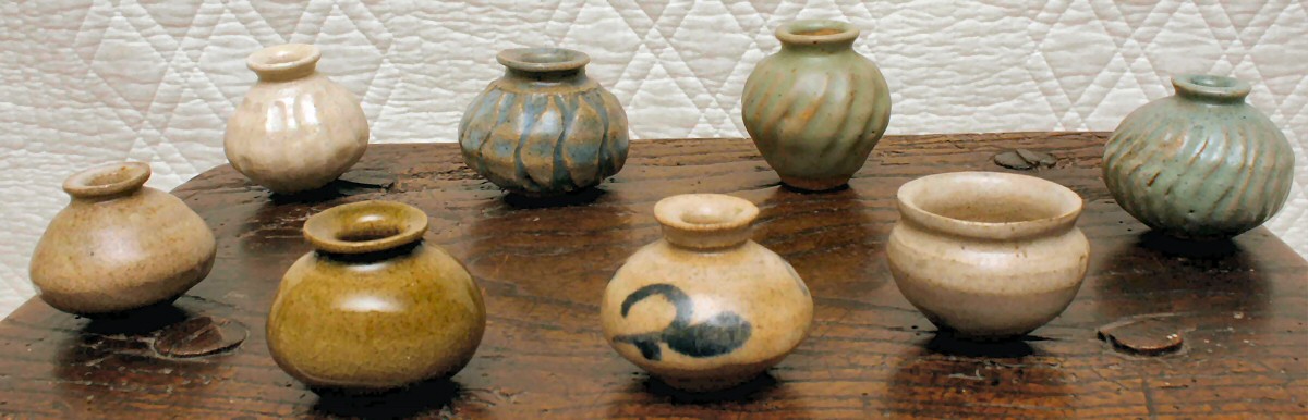 Katharine Pleydell-Bouverie - Glaze trial pots