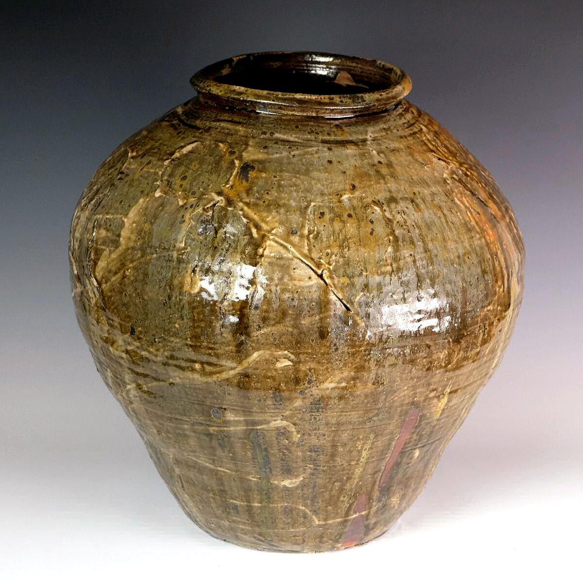 Nic Collins - Ash glazed jar