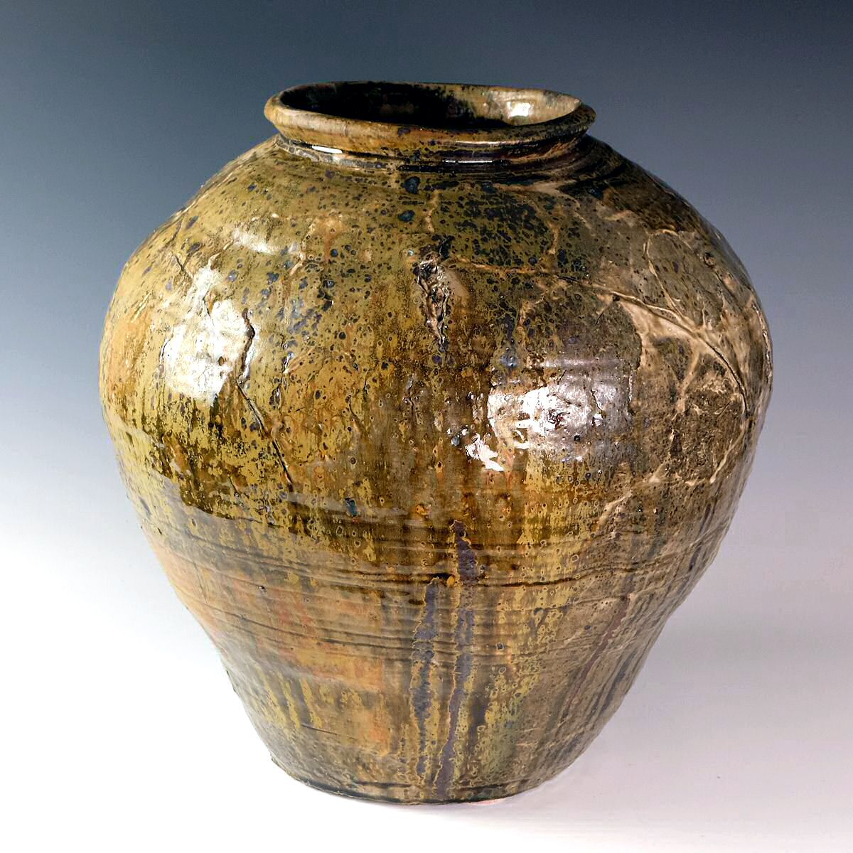 Nic Collins - Ash glazed jar