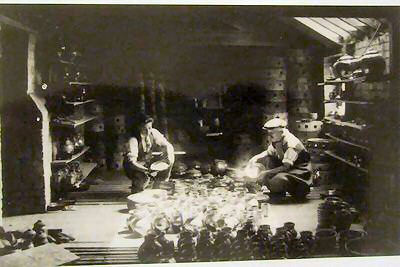 Elijah Comfort and Sid Tustin at Winchcombe Pottery