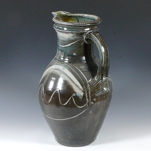 Michael Casson - Blue salt glazed jug