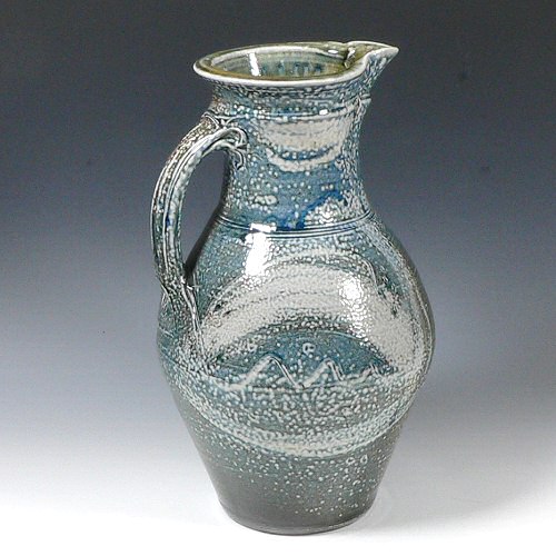 Michael Casson - Blue salt glazed jug