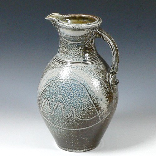 Michael Casson - Blue salt glazed jug