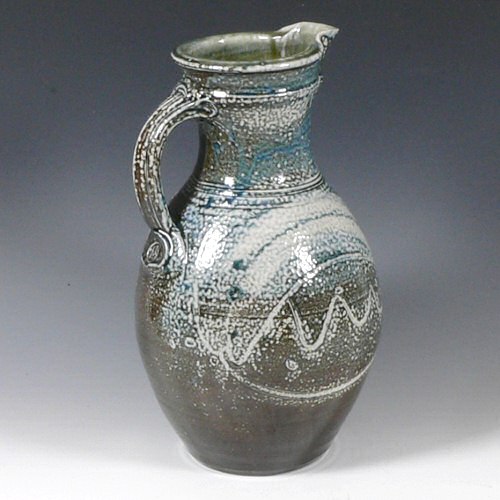 Michael Casson - Blue salt glazed jug