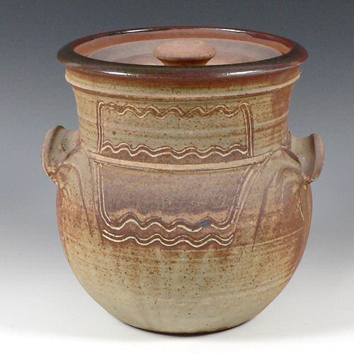 Michael Casson - Bread crock, dry ash glaze