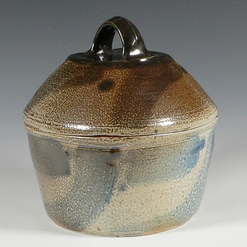 Michael Casson - Salt glazed squared jar
