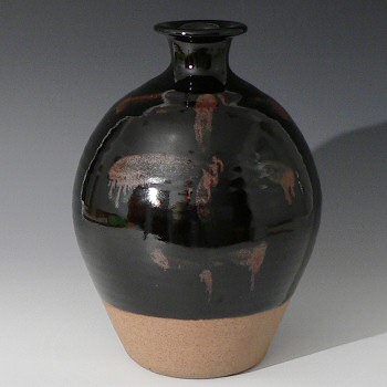 Large bottle vase, 32cm tall