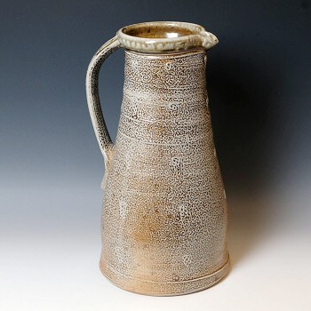 Phil Rogers - Tall salt glazed jug