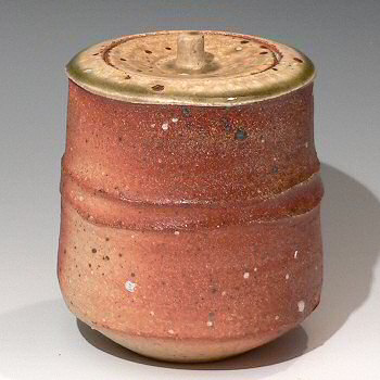 Phil Rogers - Wood fired lidded jar