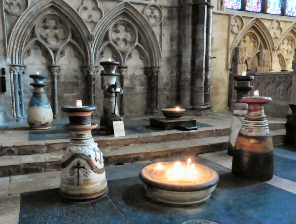 Robin Welch - Candlesticks in Lincoln Cathedral