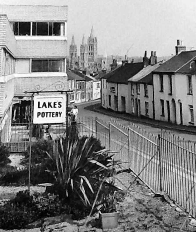 Truro Pottery - Sign outside pottery on Chapel Hill, Truro