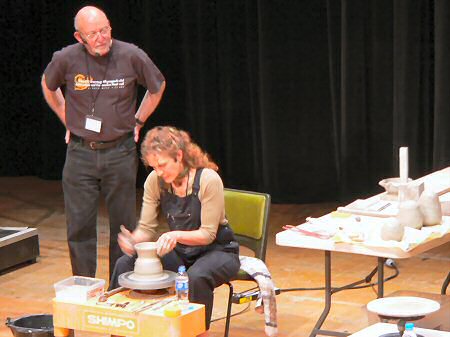 Ruthanne Tudball demonstrating