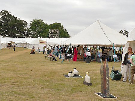 View across the site