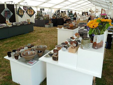 Across Tim Lake's stand