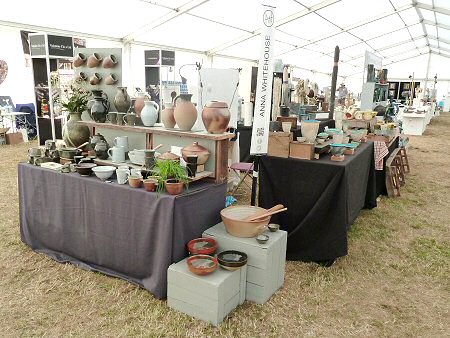 Inside the Derem Emms tent