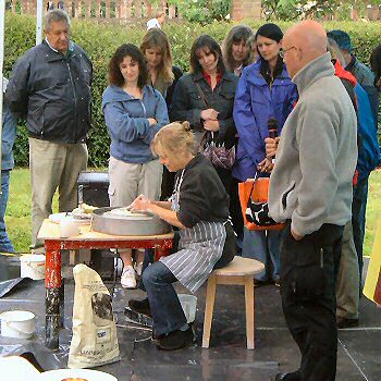 Emma Johnstone demonstrating