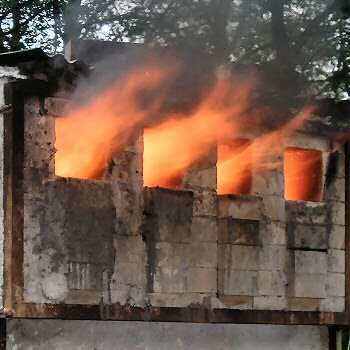 Anagama kiln firing