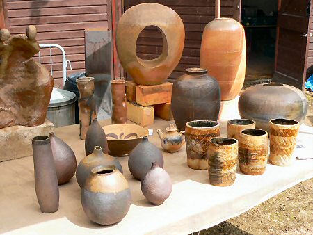 Rufford Woodfirers - Anagama kiln pots