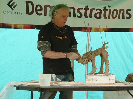 Ian Gregory demonstrating