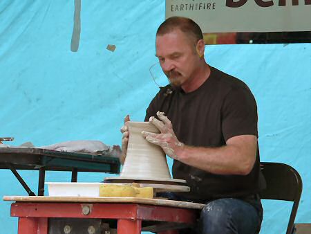 Nic Collins demonstrating