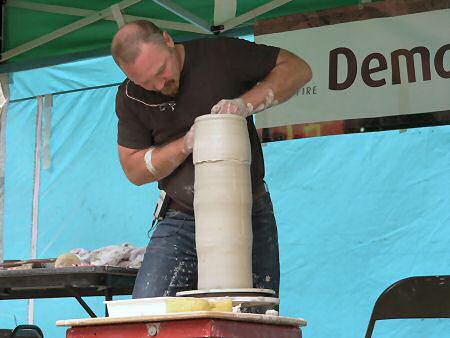 Nic Collins demonstrating