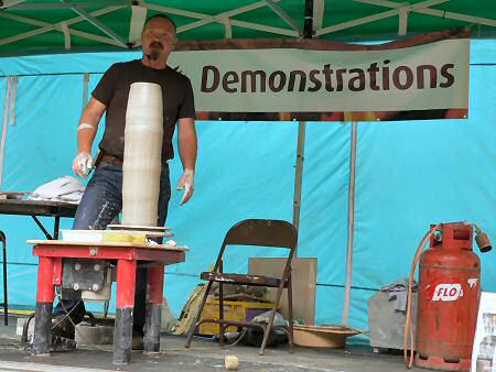 Nic Collins demonstrating