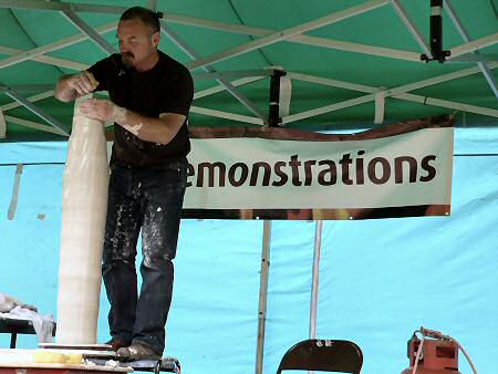 Nic Collins demonstrating