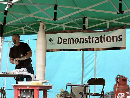 Nic Collins demonstrating