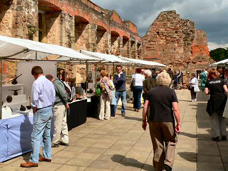 Stalls in the ruins
