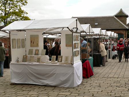 Potter stands, Clare Crouchman's in the front