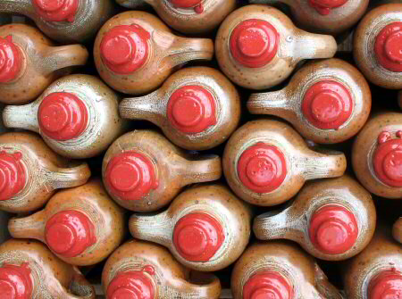 Stefan Bang salt glazed peach liqueur bottles