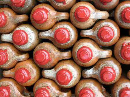 Stefan Bang salt glazed peach liqueur bottles