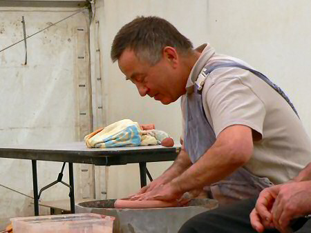 John Jelfs demonstrating