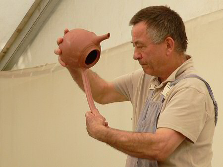 John Jelfs demonstrating