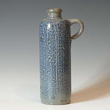 Stefan Bang, salt glazed liqueur bottle