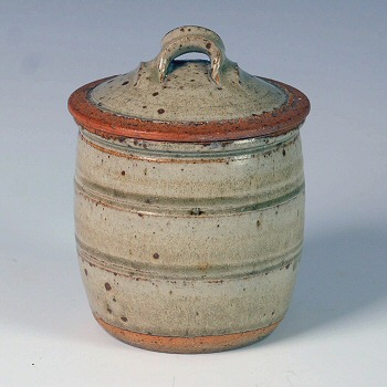 Ash glazed caddy