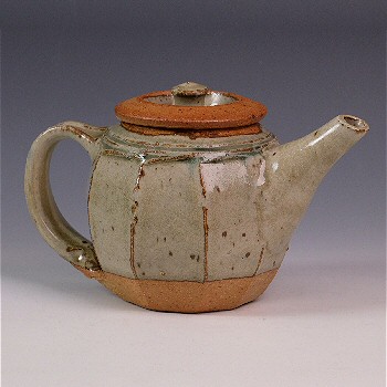 Richard Batterham - Small celadon teapot