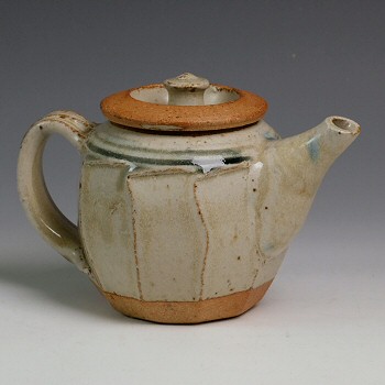 Richard Batterham small celadon teapot