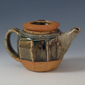 Richard Batterham - Small celadon teapot