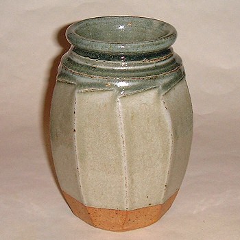 Facetted vase