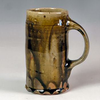 Ash glazed tankard