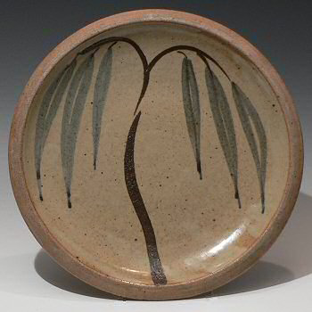Leach Pottery plate probably decorated by Bernard Leach