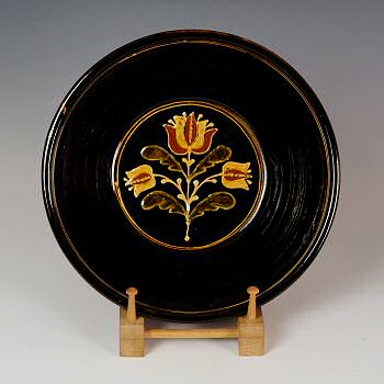 Large slipware bowl