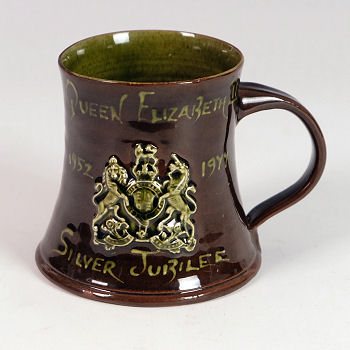 Truro Pottery - Silver Jubilee mug