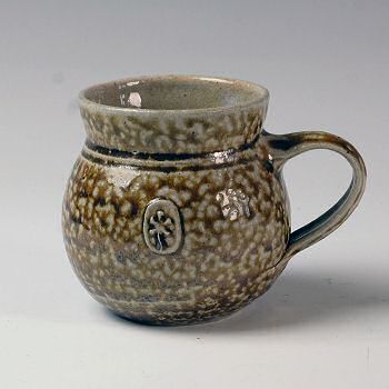 Salt glazed mug