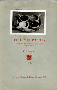 Leach Pottery - 1946 standardware catalogue