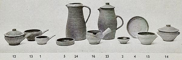 Leach Pottery - 1975 standard ware