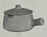 Small lidded casserole with handle